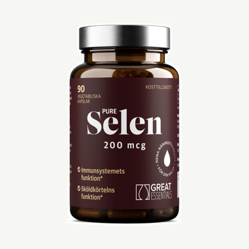 Förpackningen till Selen 200mcg 90k