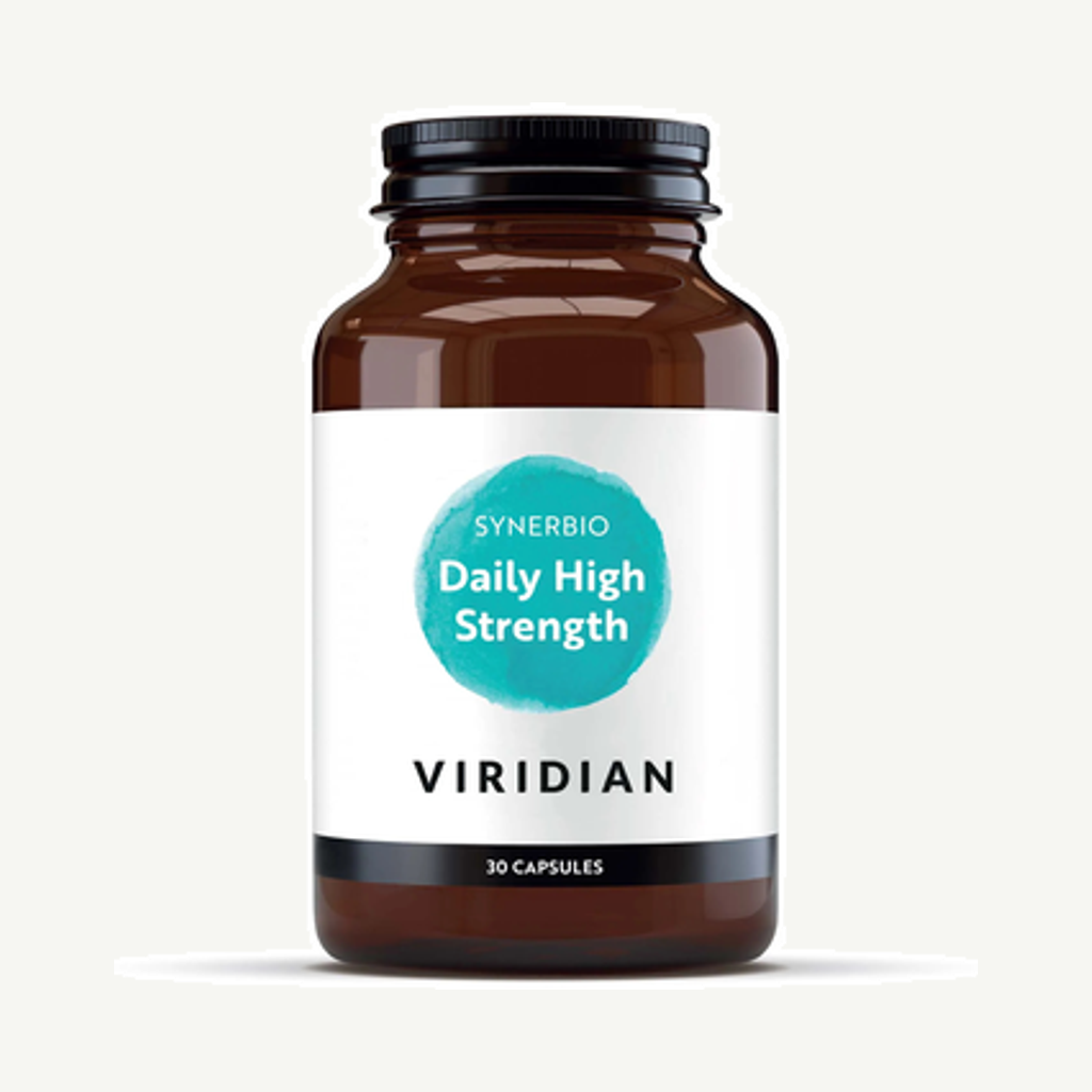 Förpackningen till Synerbio Daily High Strength 30k