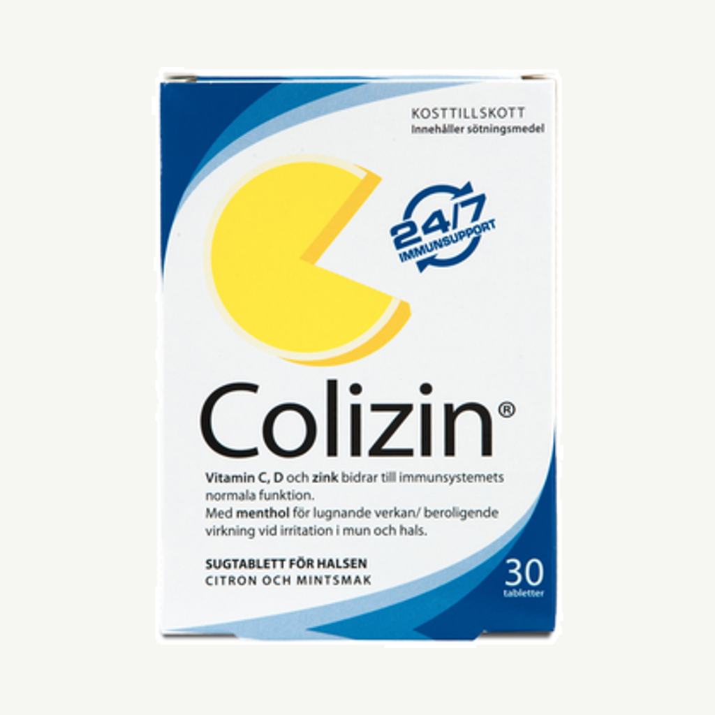Förpackningen till Colizin 30t