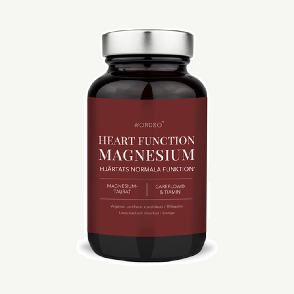 Förpackningen till Heart Function Magnesium 90k