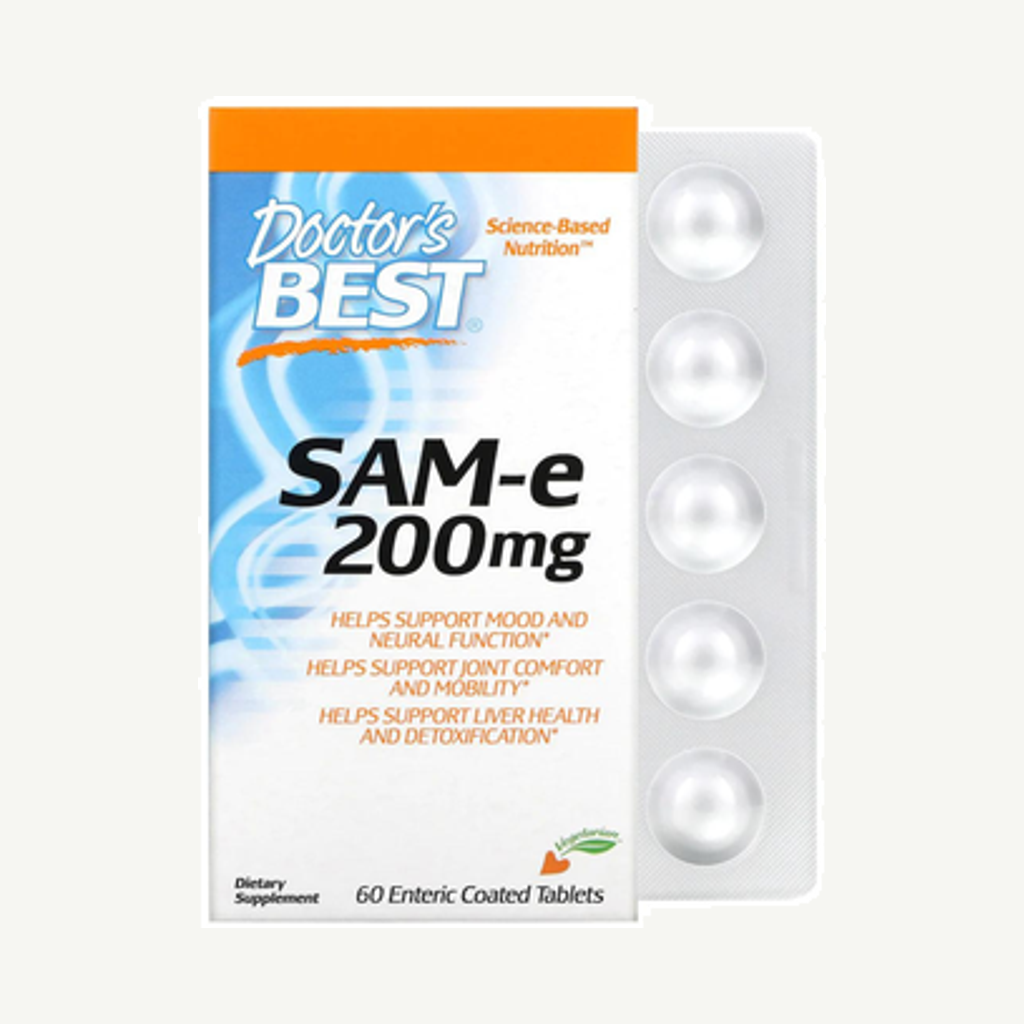 Förpackningen till SAM-e 200mg 60t