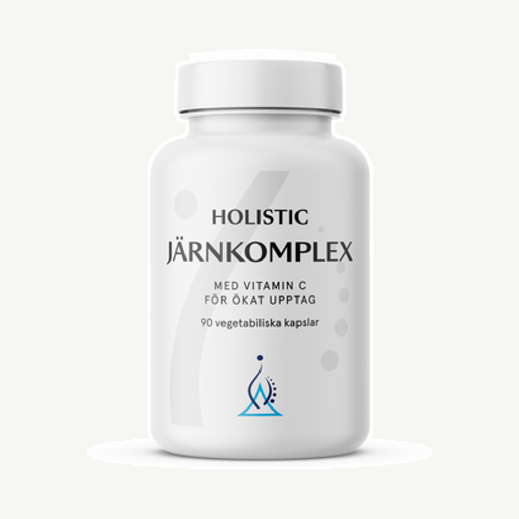 Förpackningen till Järnkomplex 25mg 90k