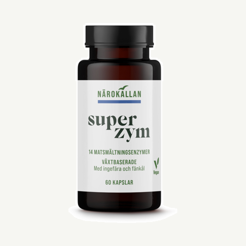 Förpackningen till Superzym 60k