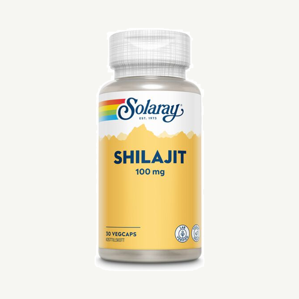 Förpackningen till Shilajit 30 kapslar