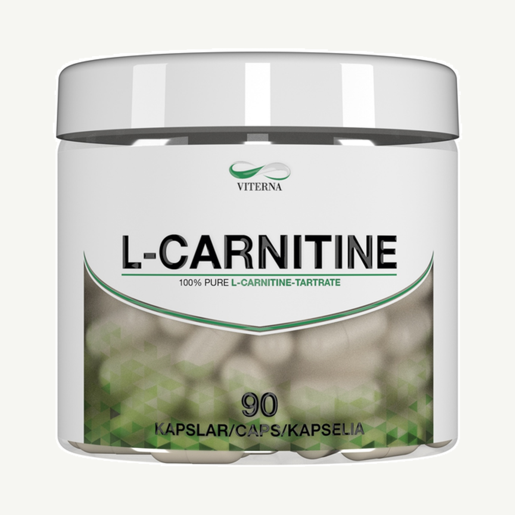 Förpackningen till Viterna Carnitine 90 kapslar