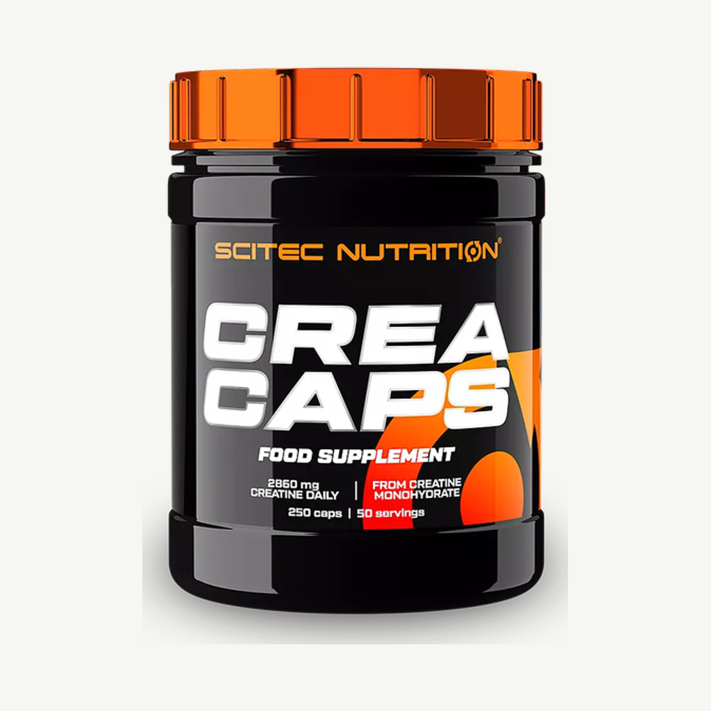 Förpackningen till Crea Caps 250 kapslar