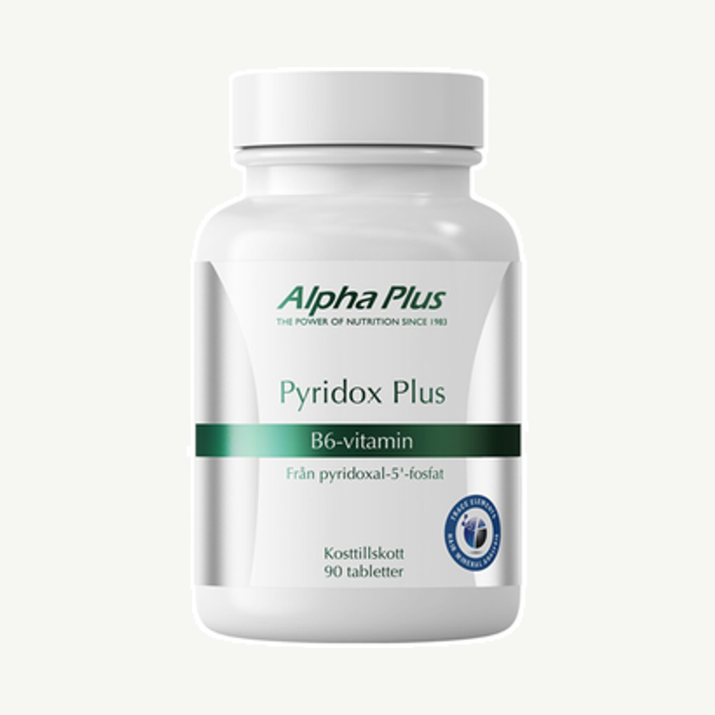 Förpackningen till PyridoxPlus 90t