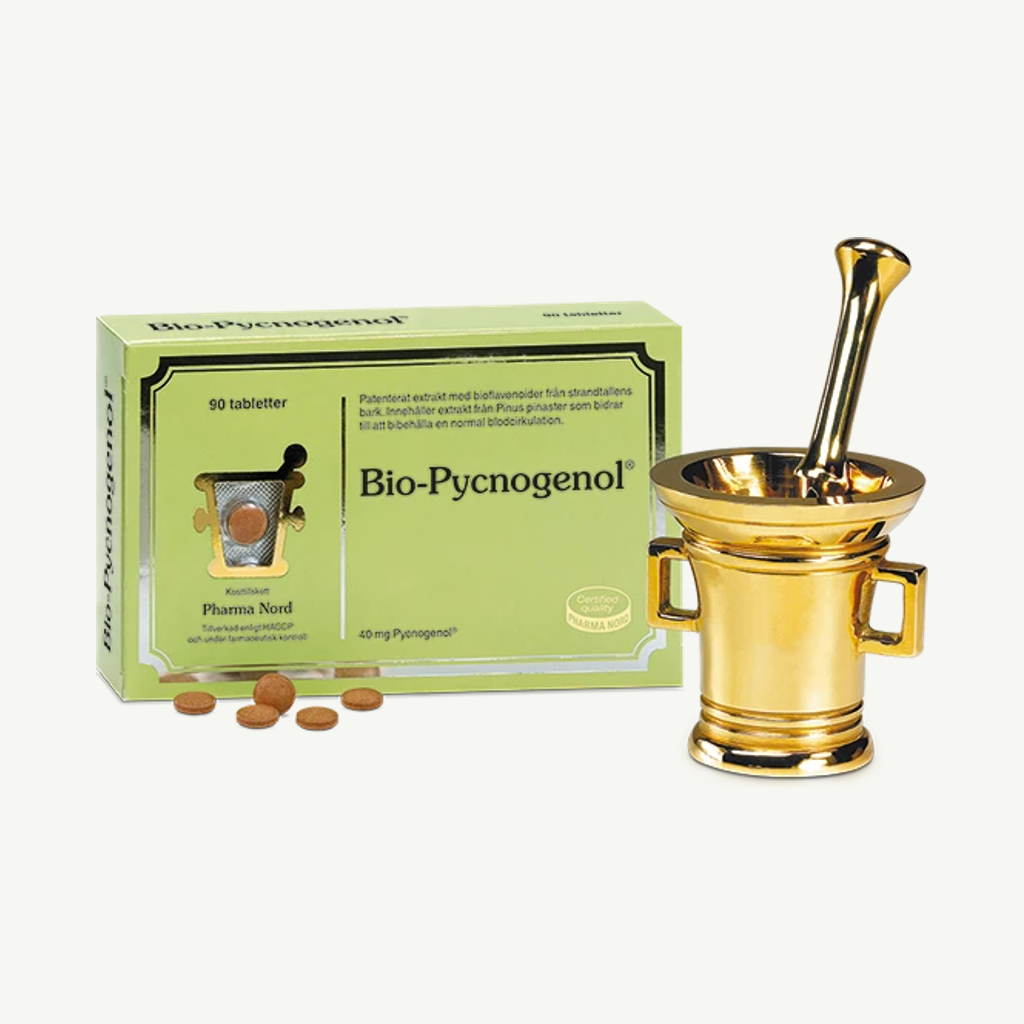 Förpackningen till Bio-Pycnogenol 90 st