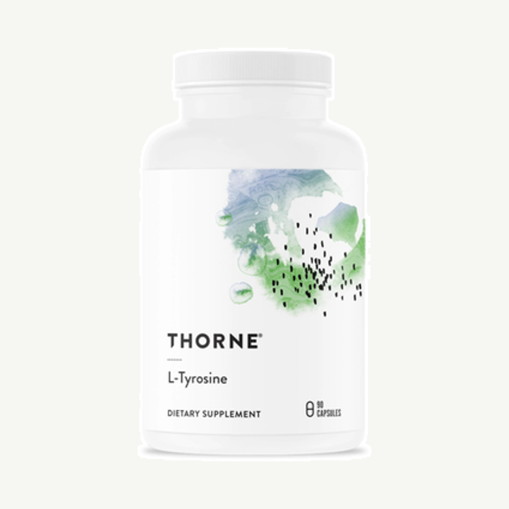 Förpackningen till L-Tyrosine 500mg 90k