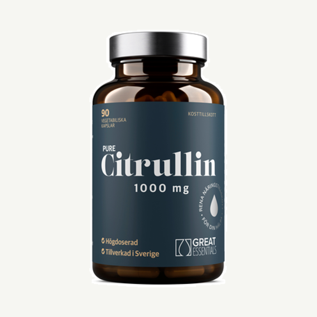 Förpackningen till L-citrullin 1000mg 90k