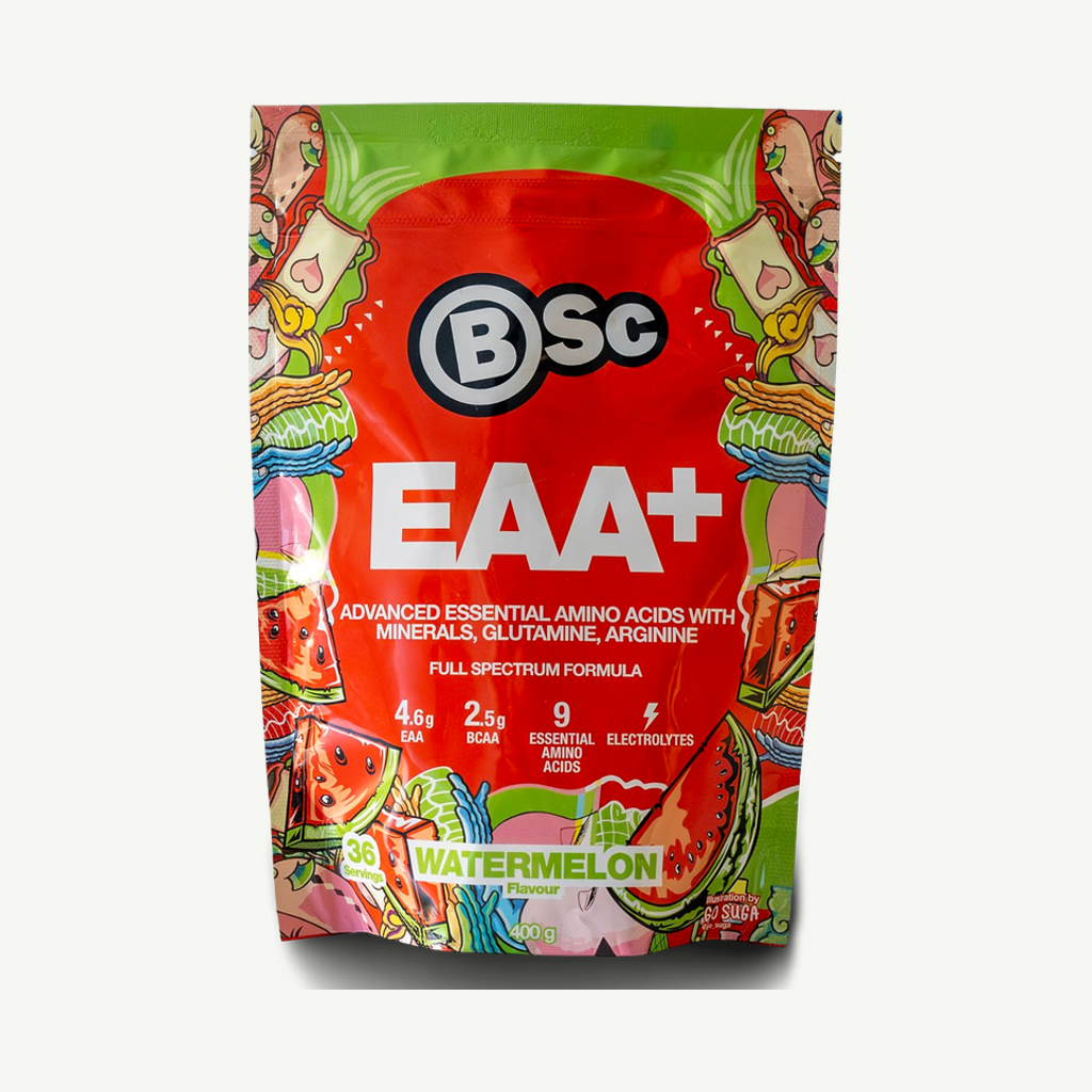 Förpackningen till BSc EAA Watermelon 400 g