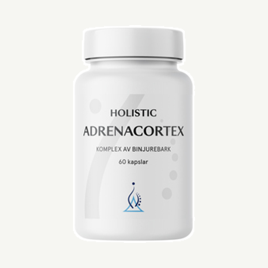 Förpackningen till Holistic Adrenacortex 150 mg 60 kapslar