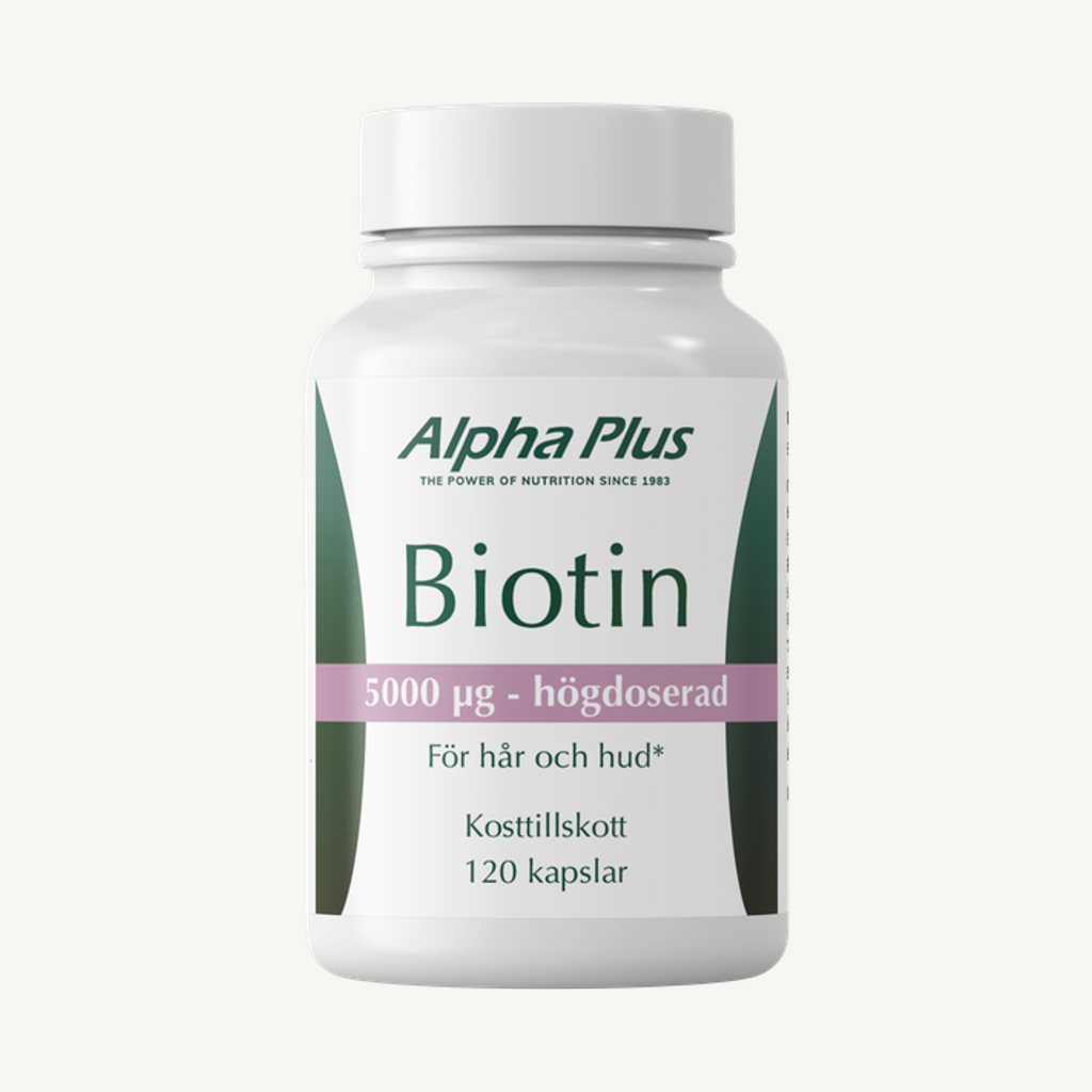 Förpackningen till Biotin 120 kap