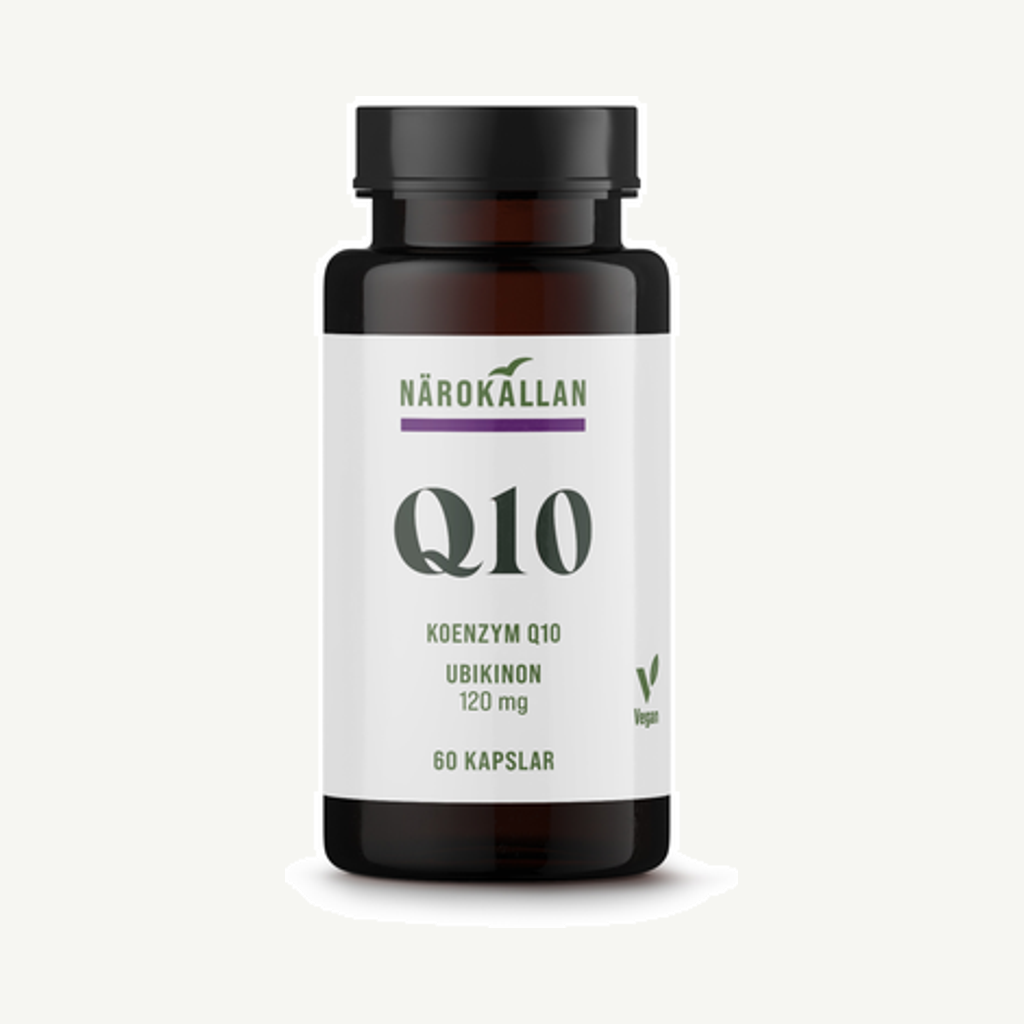 Förpackningen till Koenzym Q10 120mg 60k