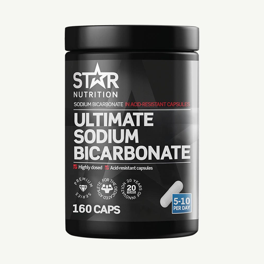 Förpackningen till Sodium Bicarbonate 160 caps