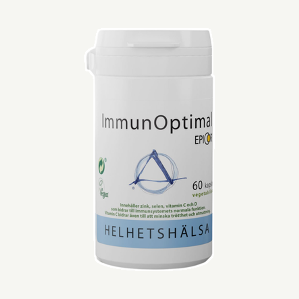 Förpackningen till ImmunOptimal 60k