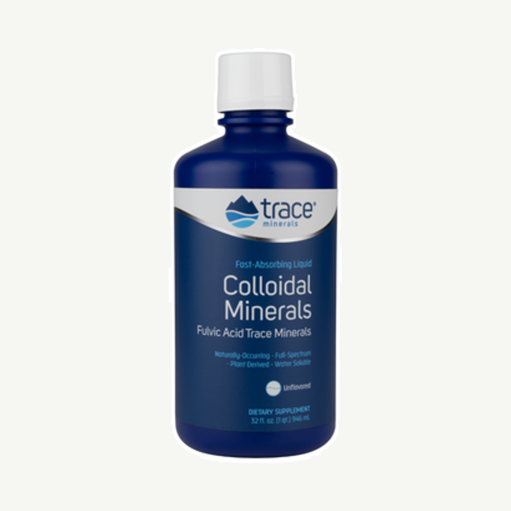Förpackningen till Colloidal Minerals Unflavored 946ml
