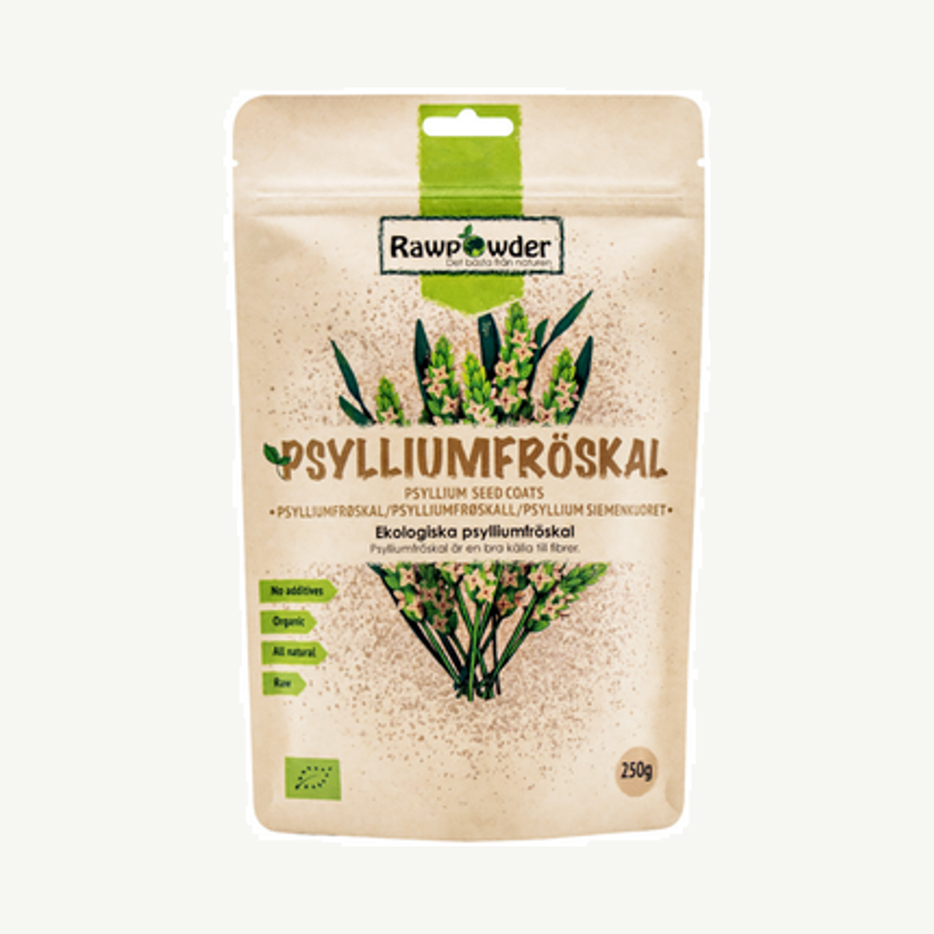 Förpackningen till Psylliumfröskal 250g