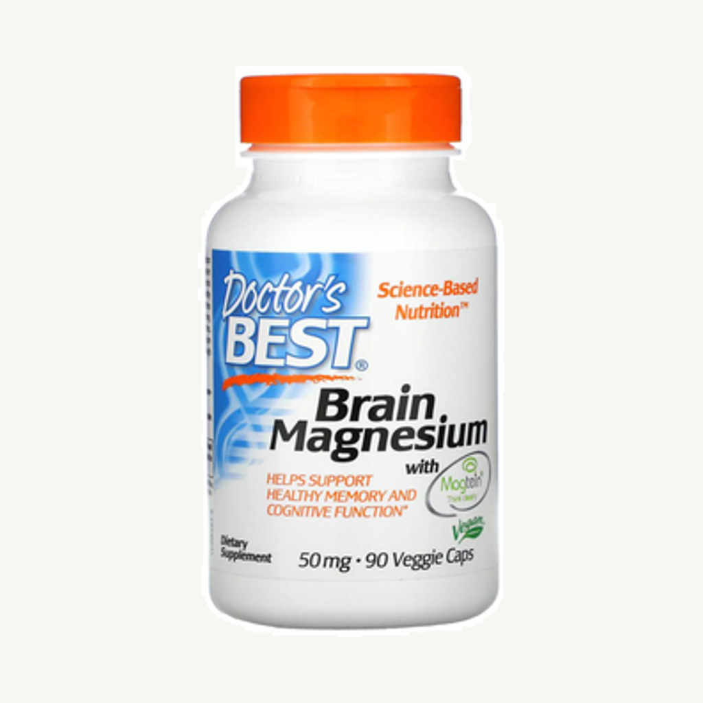 Förpackningen till Brain Magnesium with Magtein 90k