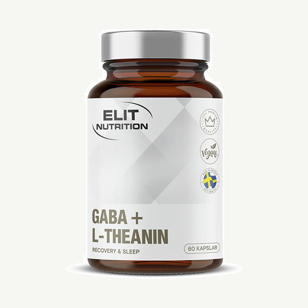 Förpackningen till GABA + L-Theanine 60 caps