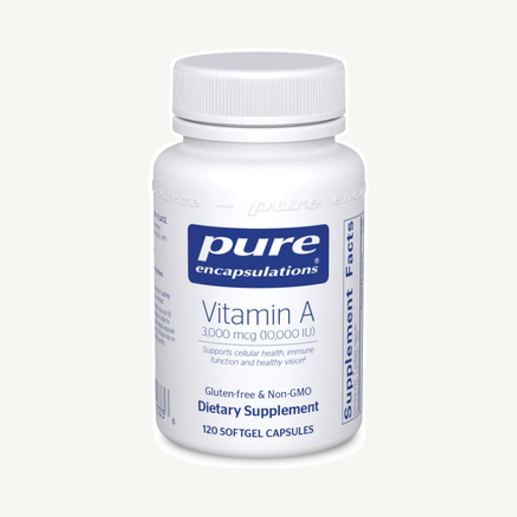 Förpackningen till Vitamin A 10,000IE 120k