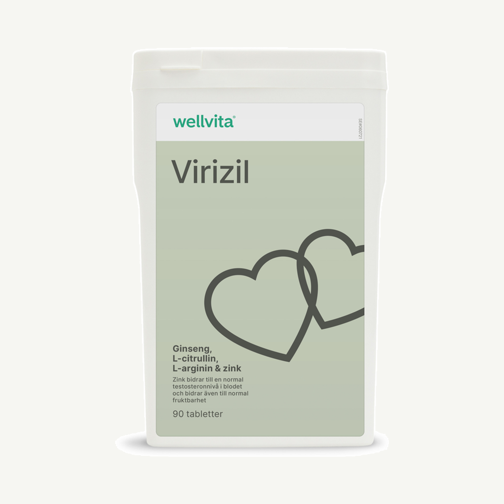 Förpackningen till Wellvita Virizil 90 tabletter