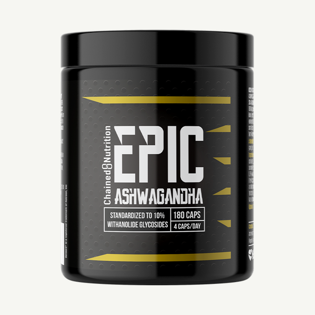 Förpackningen till Epic Ashwagandha 180 Kapslar