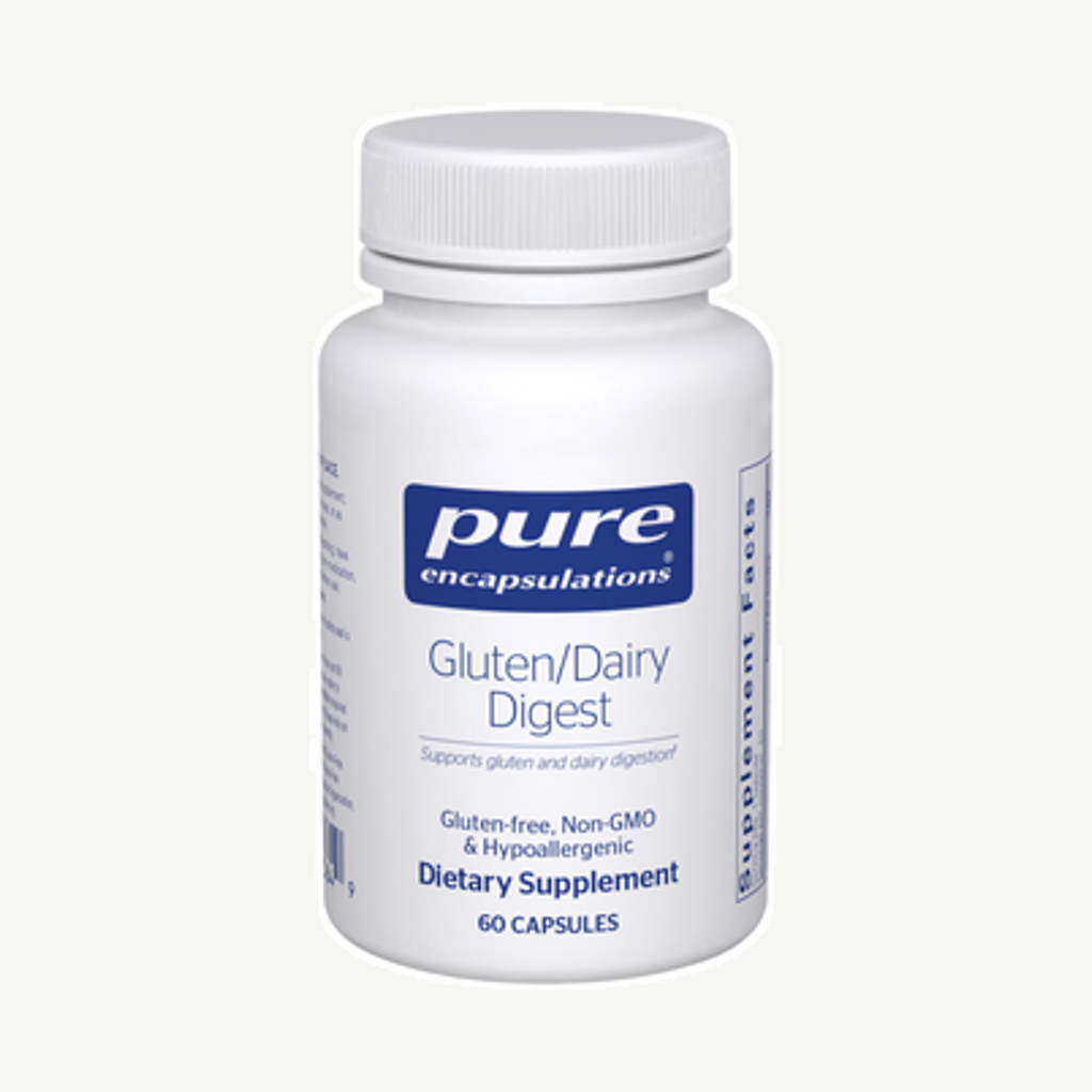 Förpackningen till Gluten Dairy Enzymes 60k
