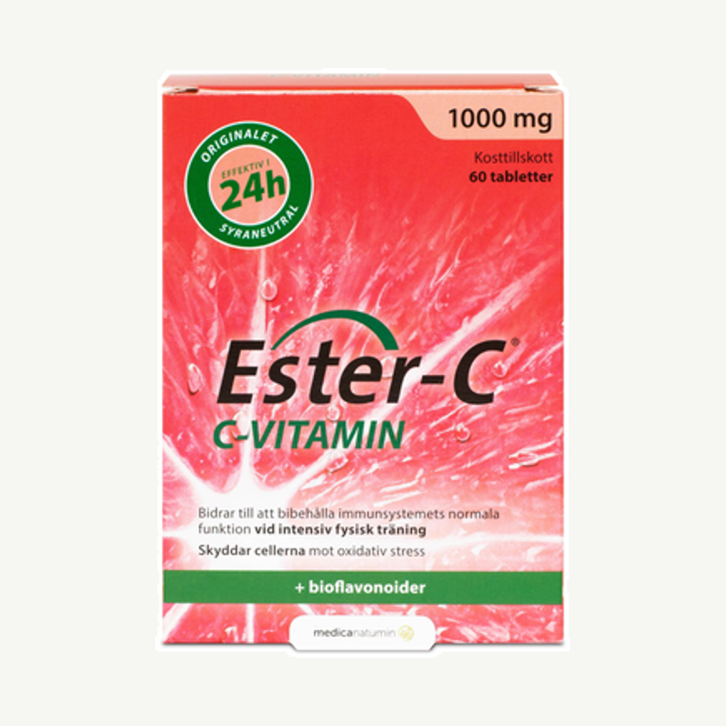 Förpackningen till Ester-C 1000mg 60t