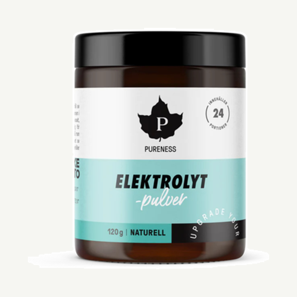 Förpackningen till Elektrolytpulver Naturell 120g