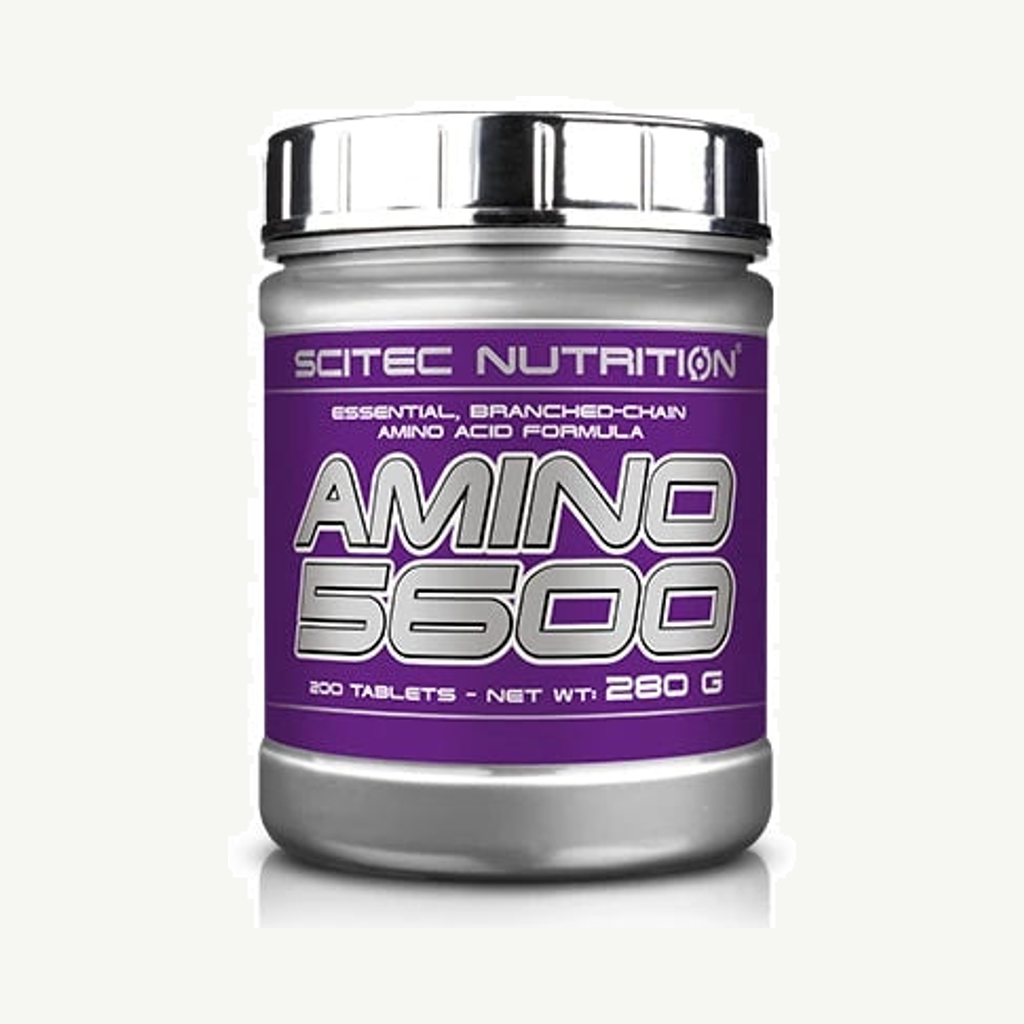 Förpackningen till Scitec Nutrition Amino 5600 200 tabs