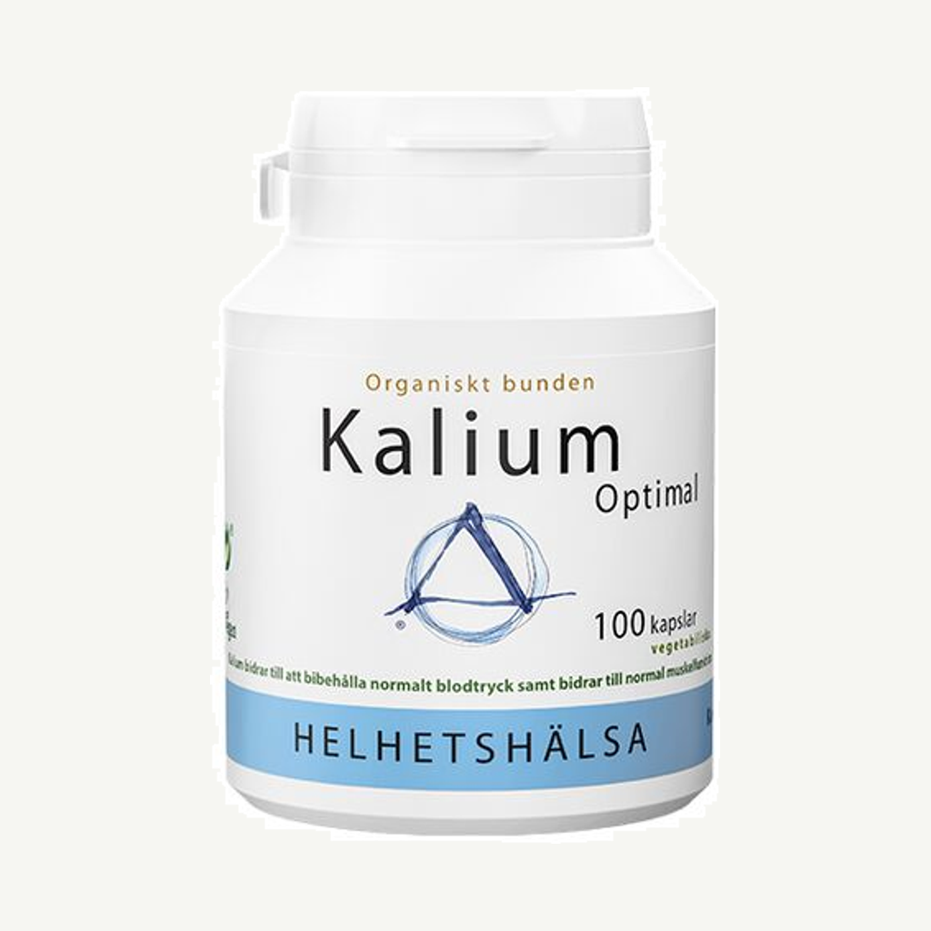 Förpackningen till KaliumOptimal 288mg 100 kapslar
