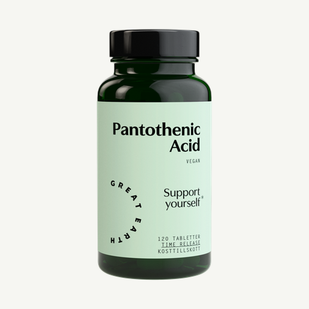 Förpackningen till Pantothenic Acid - B5