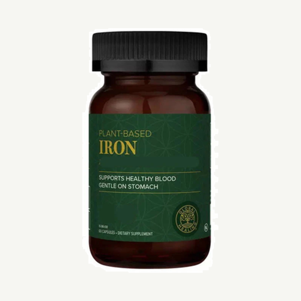 Förpackningen till Plant-based Iron 18mg 60k