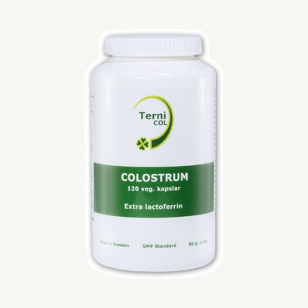 Förpackningen till TerniCOL Colostrum 120k