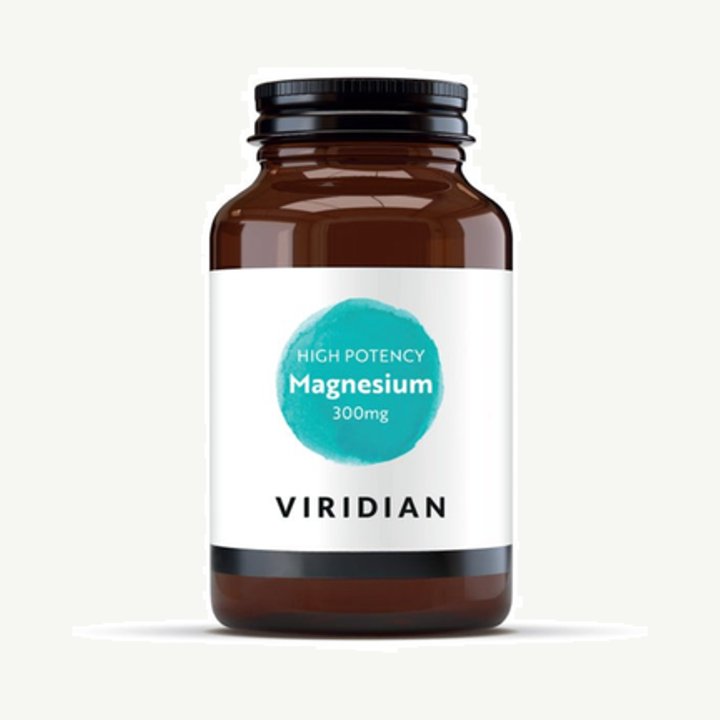 Förpackningen till High Potency Magnesium 300mg 120k