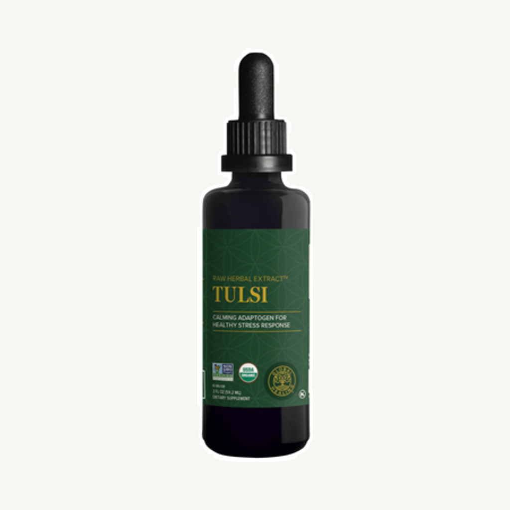 Förpackningen till Raw Herbal Tulsi 59,2ml