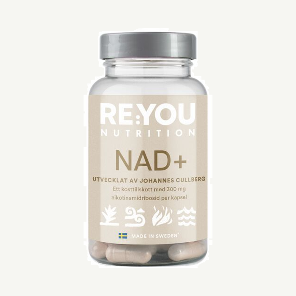 Förpackningen till NAD+ NR 300 mg 30 kapslar