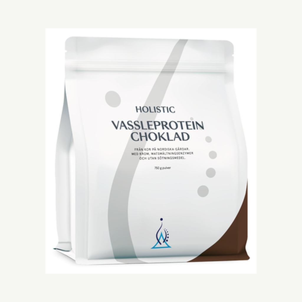 Förpackningen till Vassleprotein Choklad 750g