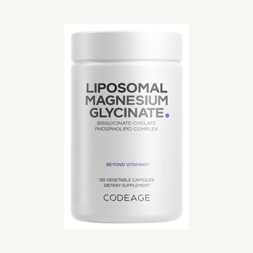 Förpackningen till Liposomal Magnesium Glycinate 120k