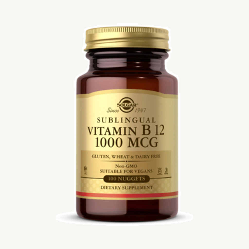 Förpackningen till B-12 1000mcg 100 tabletter