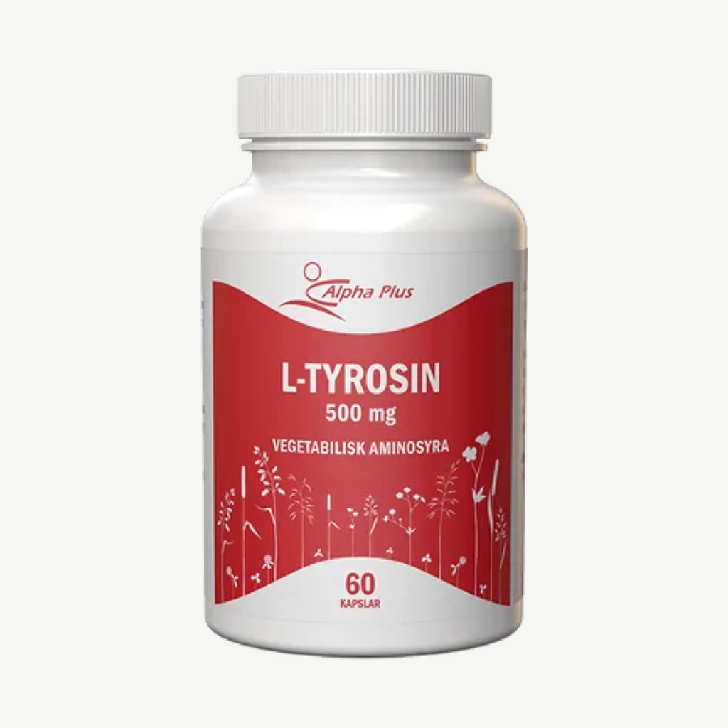 Förpackningen till L-tyrosin 60 kap