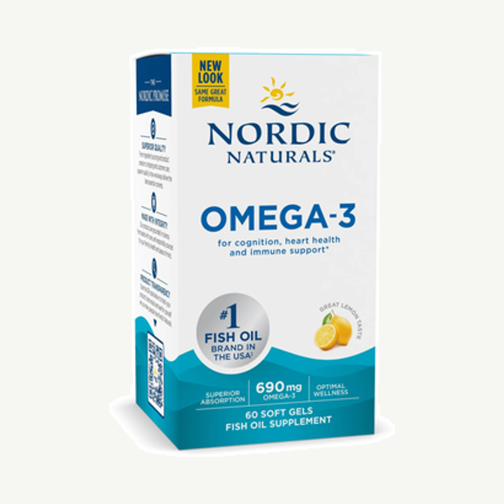 Förpackningen till Omega-3 690mg 60k