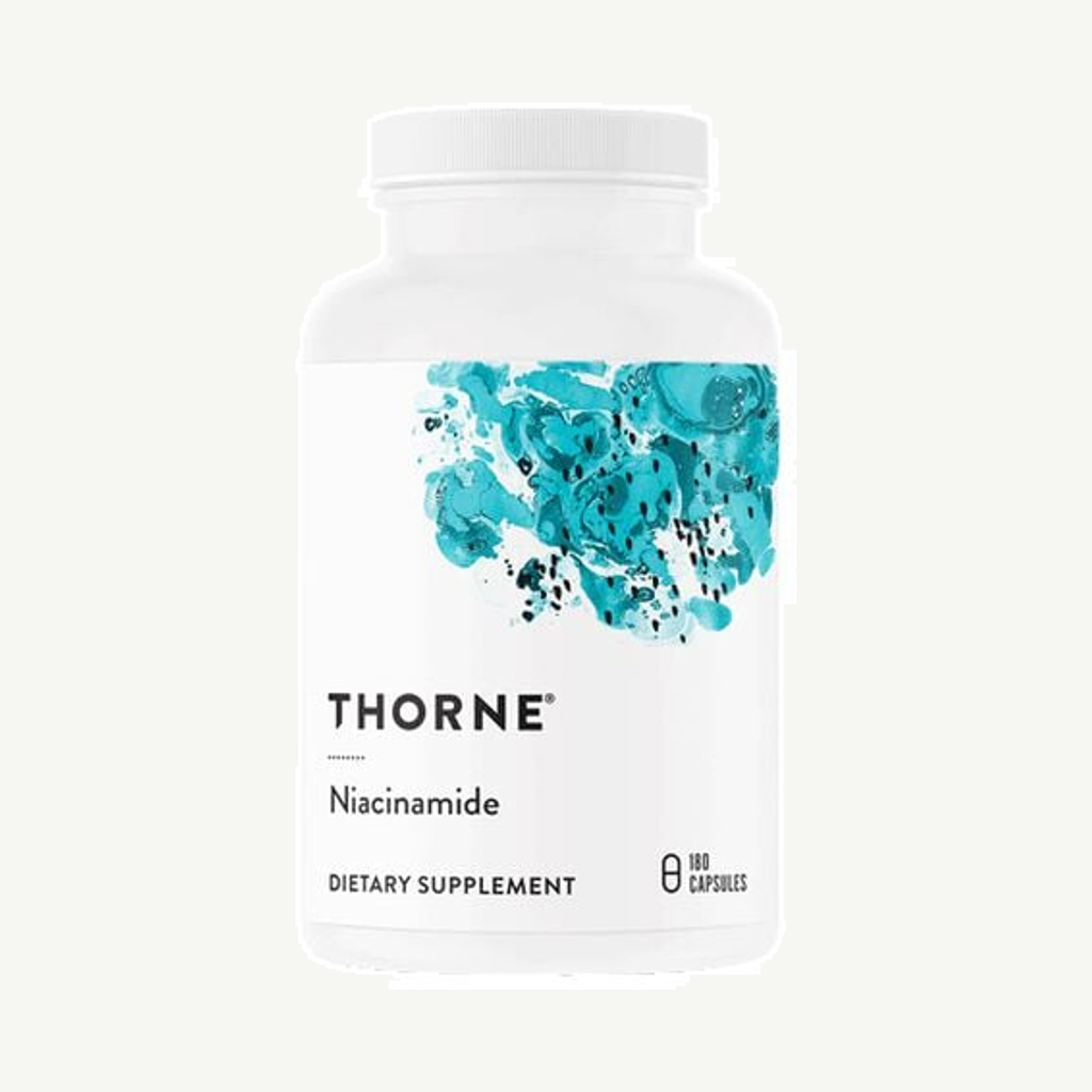 Förpackningen till Niacinamide (B3) 500 mg 180 kapslar
