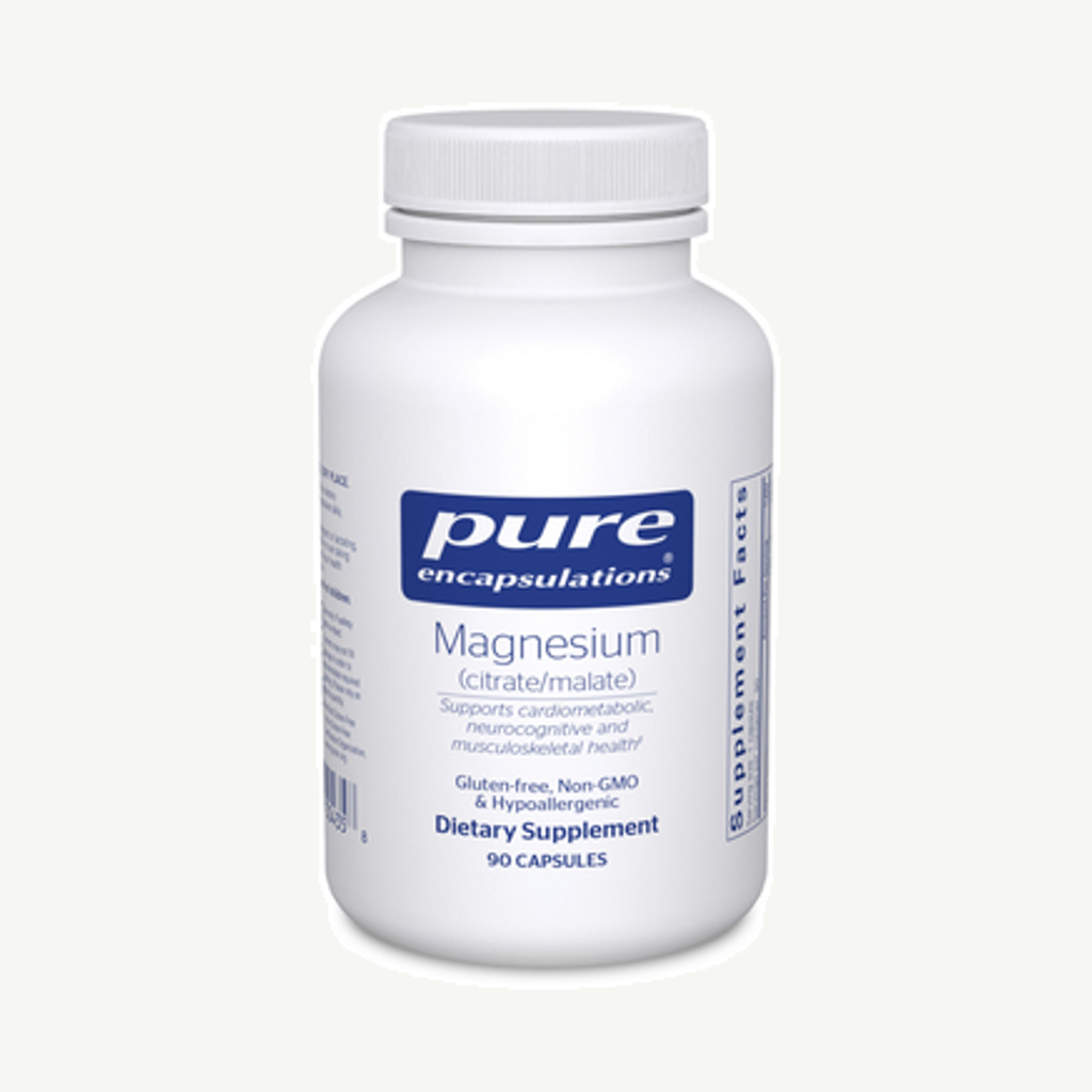 Förpackningen till Magnesium Citrate/Malate 90k