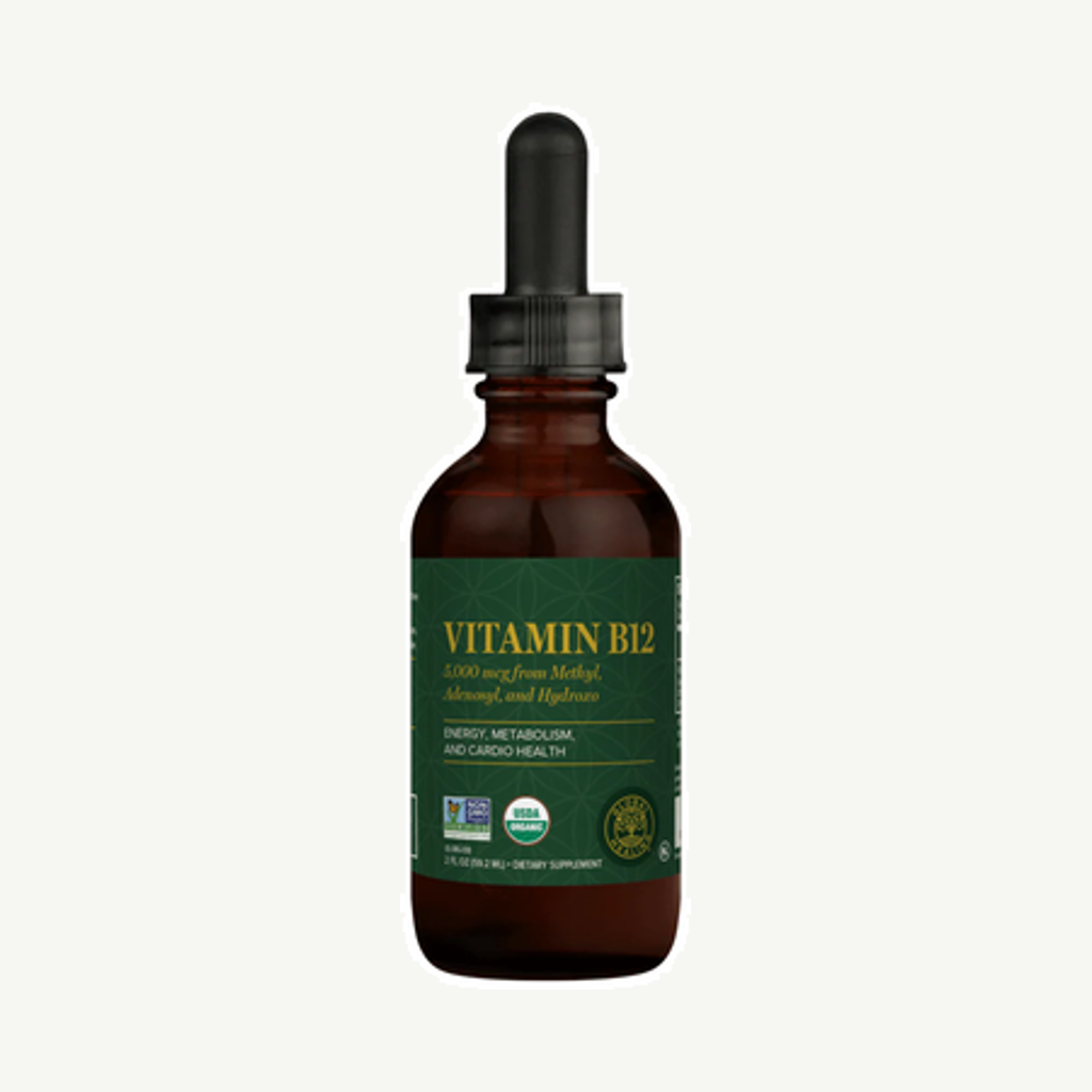 Förpackningen till Organic Vitamin B12 59ml