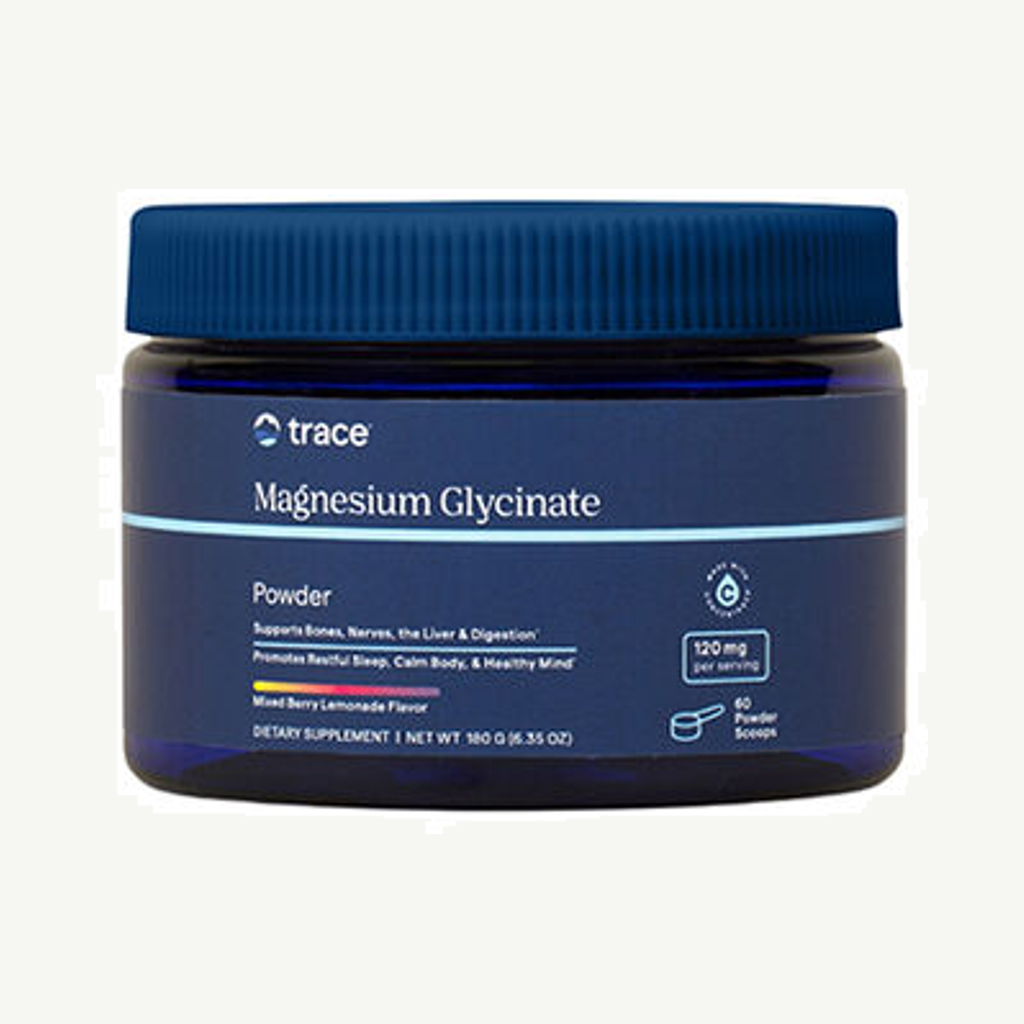 Förpackningen till Magnesium Glycinate Powder Berry Lemonade 180 g