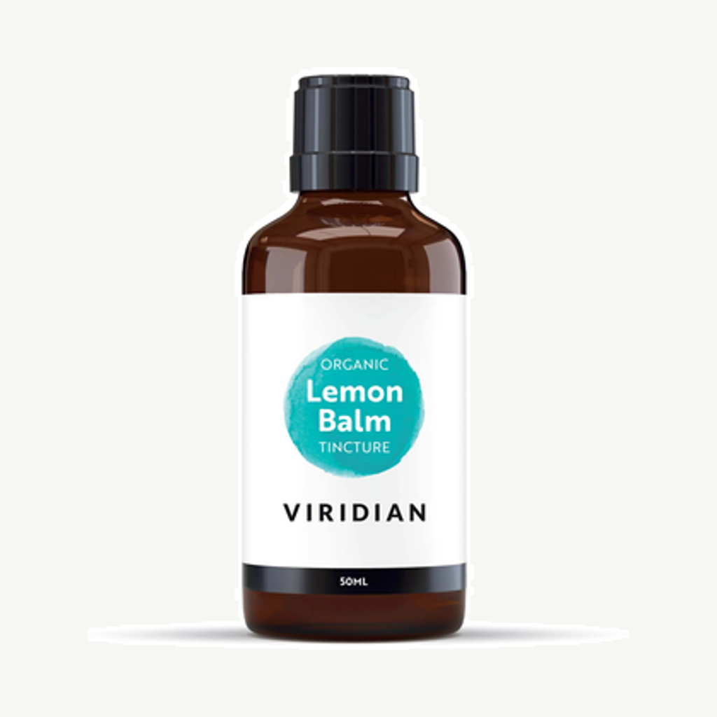 Förpackningen till Organic Lemon Balm Tincture 50ml