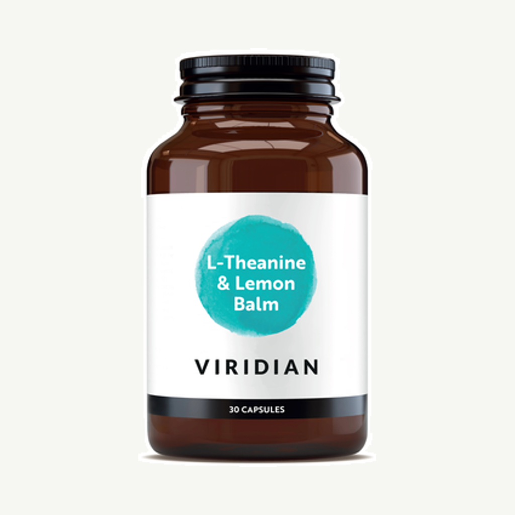 Förpackningen till L-Theanine & Lemon Balm 30k