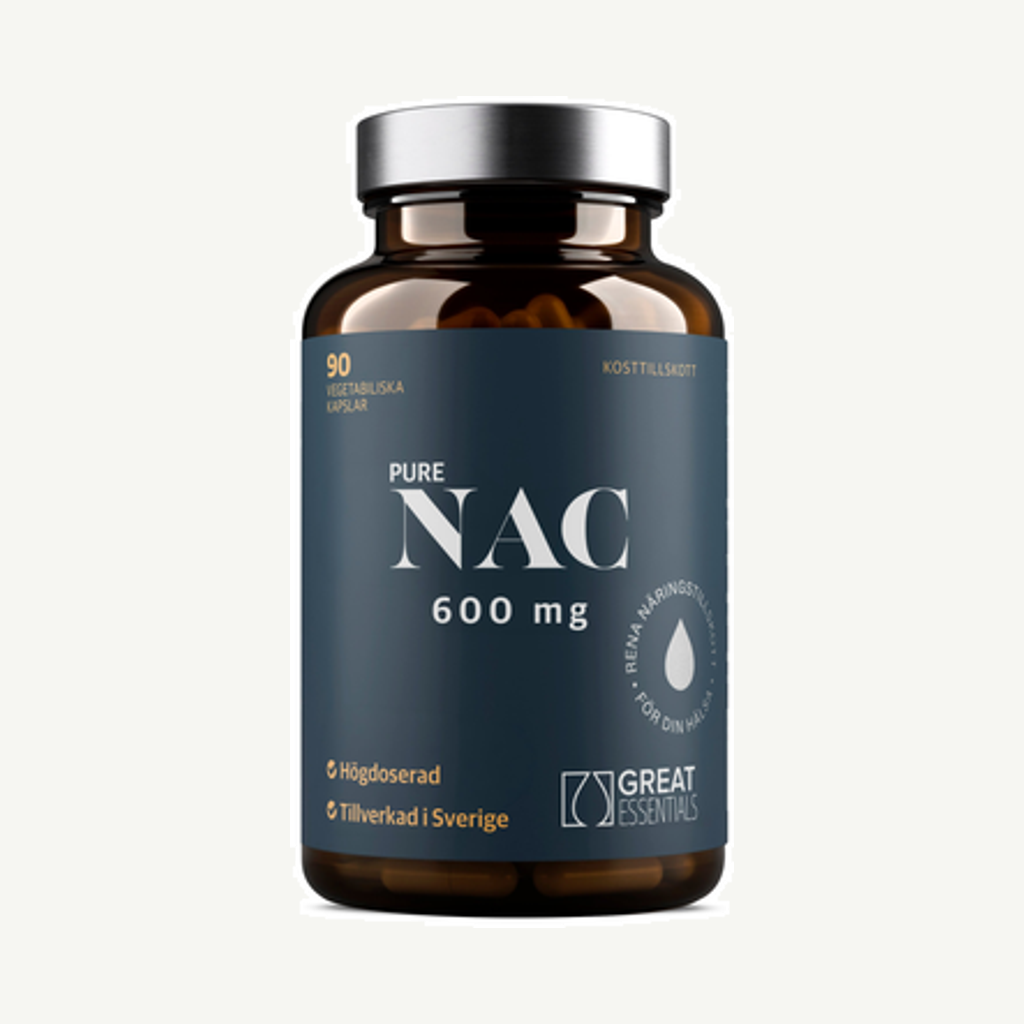 Förpackningen till NAC 600mg 90k